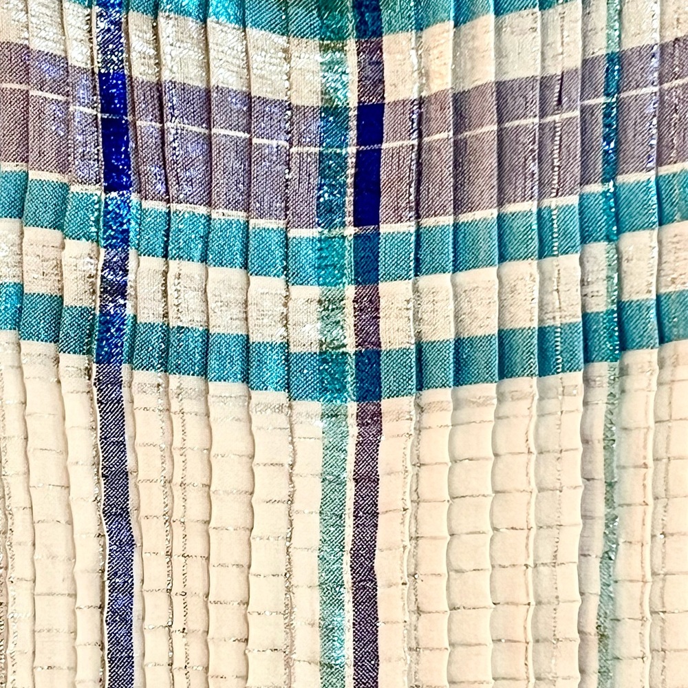 🌺🎉HP🎉🌺 NWT Free People Barcelona Shimmer Plaid Mini Dress - Picture 14 of 16